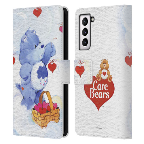 Care Bears Classic Grumpy Leather Book Wallet Case Cover For Samsung Galaxy S21 5G