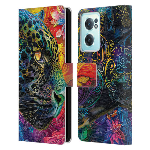 Michael David Ward Animals Wild Tapestry Leather Book Wallet Case Cover For OnePlus Nord CE 2 5G