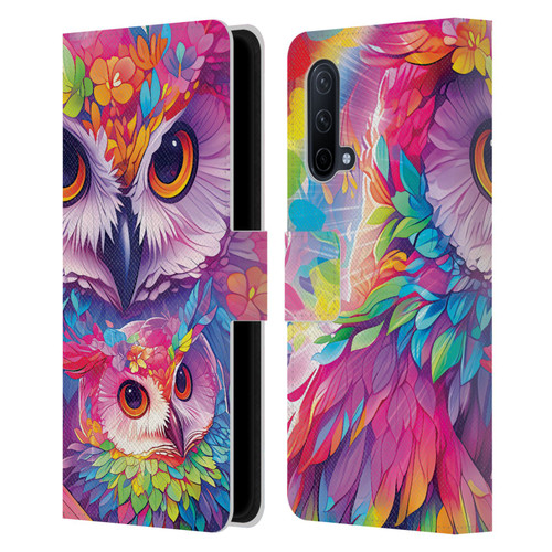 Michael David Ward Animals Owl Love You Forever Leather Book Wallet Case Cover For OnePlus Nord CE 5G