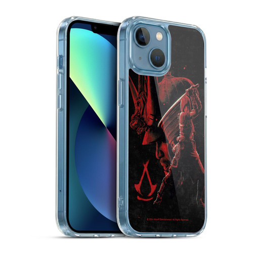 Assassin's Creed Shadows Graphics Yasuke Naoe Red Soft Gel Case for Apple iPhone 13 Mini