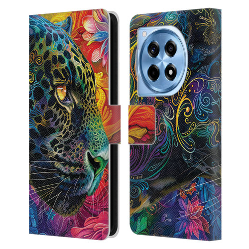 Michael David Ward Animals Wild Tapestry Leather Book Wallet Case Cover For OnePlus 12R