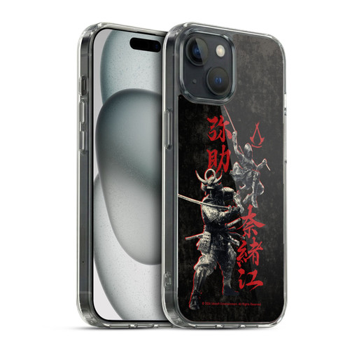 Assassin's Creed Shadows Graphics Yasuke Naoe Kanji Soft Gel Case for Apple iPhone 15