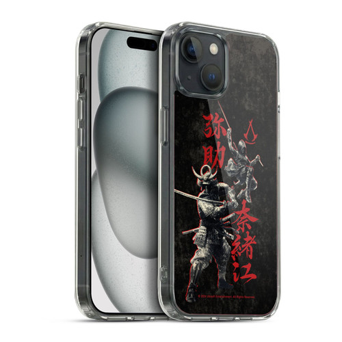Assassin's Creed Shadows Graphics Yasuke Naoe Kanji Soft Gel Case for Apple iPhone 15 Plus