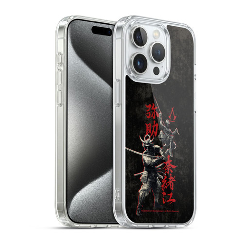Assassin's Creed Shadows Graphics Yasuke Naoe Kanji Soft Gel Case for Apple iPhone 15 Pro