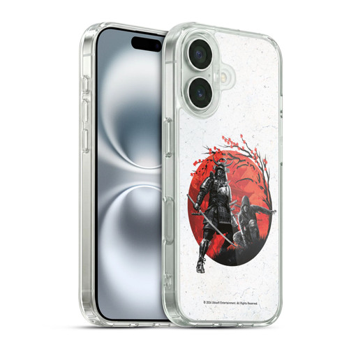 Assassin's Creed Shadows Graphics Japan Flag Characters Soft Gel Case for Apple iPhone 16