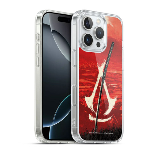 Assassin's Creed Shadows Graphics Crest Katana Soft Gel Case for Apple iPhone 16 Pro