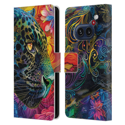 Michael David Ward Animals Wild Tapestry Leather Book Wallet Case Cover For Nothing Phone (2a)