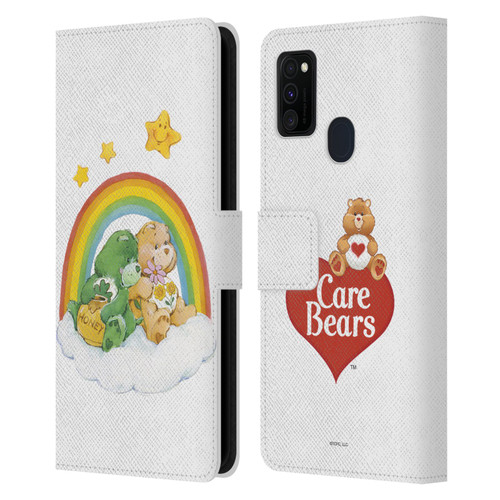 Care Bears Classic Rainbow 2 Leather Book Wallet Case Cover For Samsung Galaxy M30s (2019)/M21 (2020)
