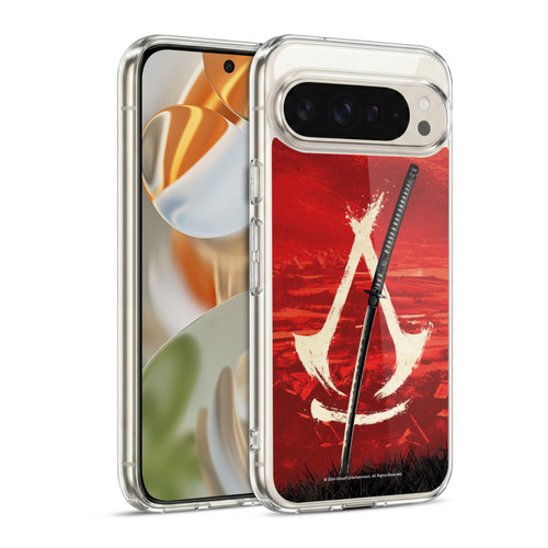 Assassin's Creed Shadows Graphics Crest Katana Soft Gel Case for Google Pixel 9 / Pixel 9 Pro