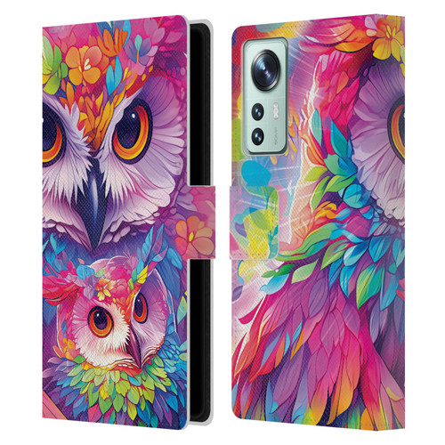 Michael David Ward Animals Owl Love You Forever Leather Book Wallet Case Cover For Xiaomi 12