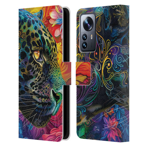 Michael David Ward Animals Wild Tapestry Leather Book Wallet Case Cover For Xiaomi 12 Pro
