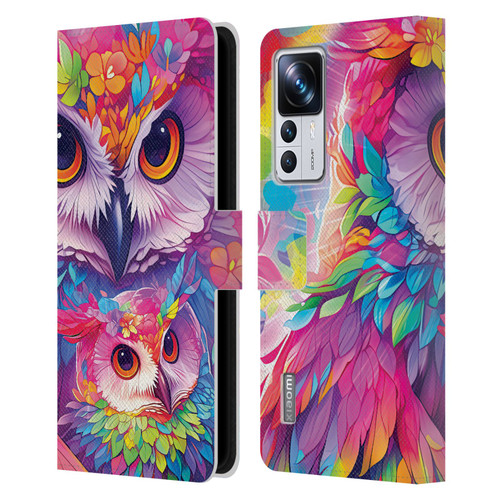 Michael David Ward Animals Owl Love You Forever Leather Book Wallet Case Cover For Xiaomi 12T Pro