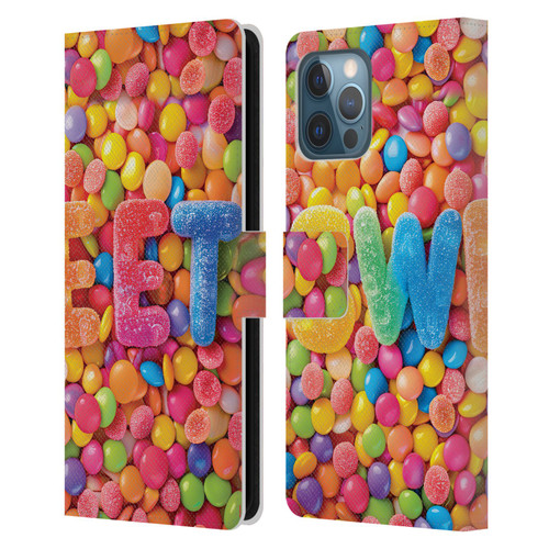 Michael David Ward Fantasy & Whimsical Candies Leather Book Wallet Case Cover For Apple iPhone 12 Pro Max