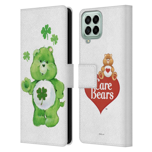 Care Bears Classic Good Luck Leather Book Wallet Case Cover For Samsung Galaxy M33 (2022)