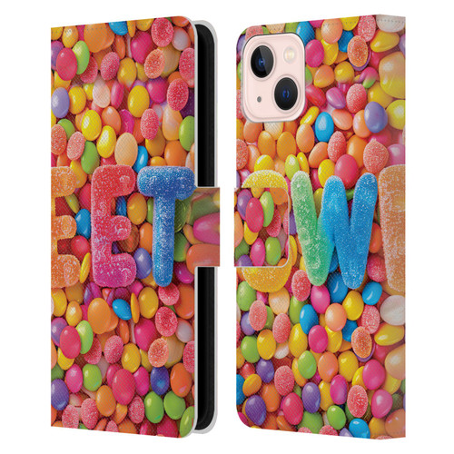 Michael David Ward Fantasy & Whimsical Candies Leather Book Wallet Case Cover For Apple iPhone 13