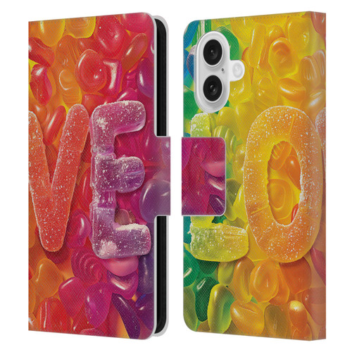 Michael David Ward Fantasy & Whimsical Love Is Sweet Leather Book Wallet Case Cover For Apple iPhone 16