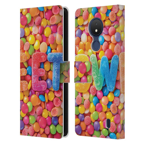 Michael David Ward Fantasy & Whimsical Candies Leather Book Wallet Case Cover For Nokia C21