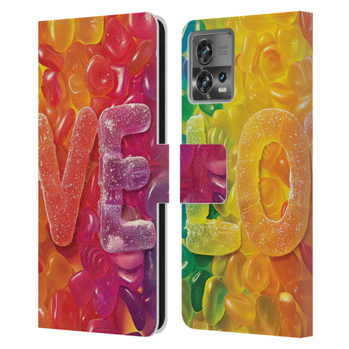 Michael David Ward Fantasy & Whimsical Love Is Sweet Leather Book Wallet Case Cover For Motorola Moto Edge 30 Fusion