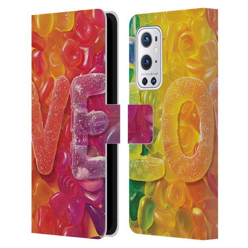 Michael David Ward Fantasy & Whimsical Love Is Sweet Leather Book Wallet Case Cover For OnePlus 9 Pro