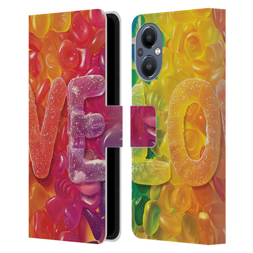 Michael David Ward Fantasy & Whimsical Love Is Sweet Leather Book Wallet Case Cover For OnePlus Nord N20 5G