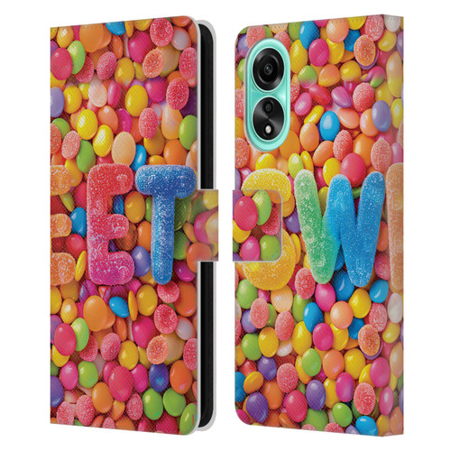 Michael David Ward Fantasy & Whimsical Candies Leather Book Wallet Case Cover For OPPO A78 4G