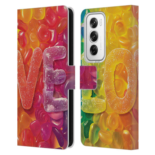 Michael David Ward Fantasy & Whimsical Love Is Sweet Leather Book Wallet Case Cover For OPPO Reno12 Pro 5G