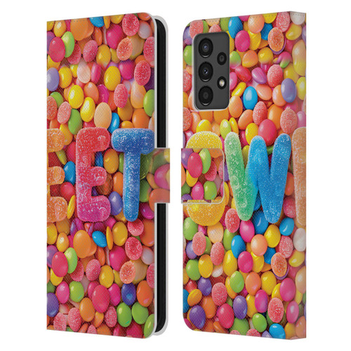 Michael David Ward Fantasy & Whimsical Candies Leather Book Wallet Case Cover For Samsung Galaxy A13 (2022)
