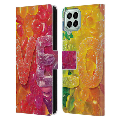 Michael David Ward Fantasy & Whimsical Love Is Sweet Leather Book Wallet Case Cover For Samsung Galaxy M33 (2022)