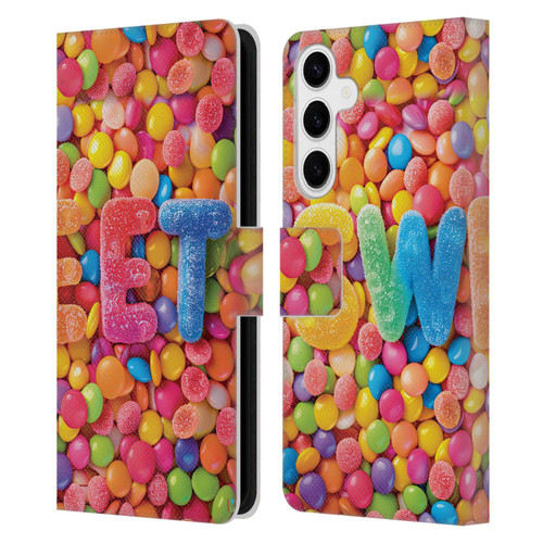 Michael David Ward Fantasy & Whimsical Candies Leather Book Wallet Case Cover For Samsung Galaxy S24+ 5G