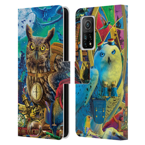 Michael David Ward Fantasy & Whimsical Explorers Leather Book Wallet Case Cover For Xiaomi Mi 10T 5G