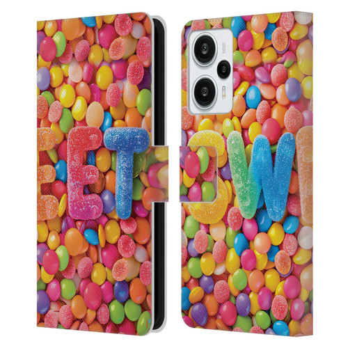 Michael David Ward Fantasy & Whimsical Candies Leather Book Wallet Case Cover For Xiaomi Redmi Note 12T