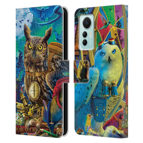 Michael David Ward Fantasy & Whimsical Explorers Leather Book Wallet Case Cover For Xiaomi 12 Lite