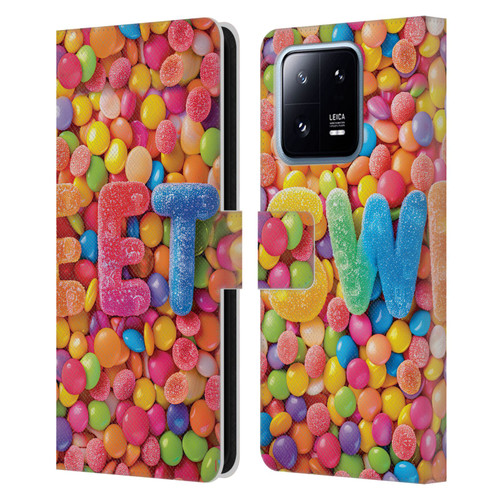 Michael David Ward Fantasy & Whimsical Candies Leather Book Wallet Case Cover For Xiaomi 13 Pro 5G