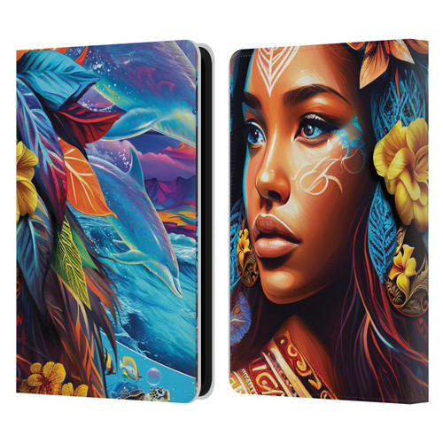 Michael David Ward Psychedelic Art Ocean Spirit Leather Book Wallet Case Cover For Amazon Kindle 11th Gen 6in 2022