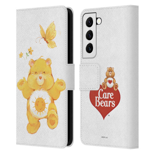 Care Bears Classic Funshine Leather Book Wallet Case Cover For Samsung Galaxy S22 5G