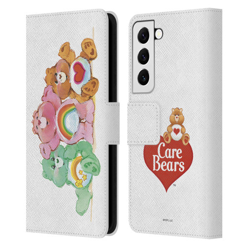 Care Bears Classic Group Leather Book Wallet Case Cover For Samsung Galaxy S22 5G