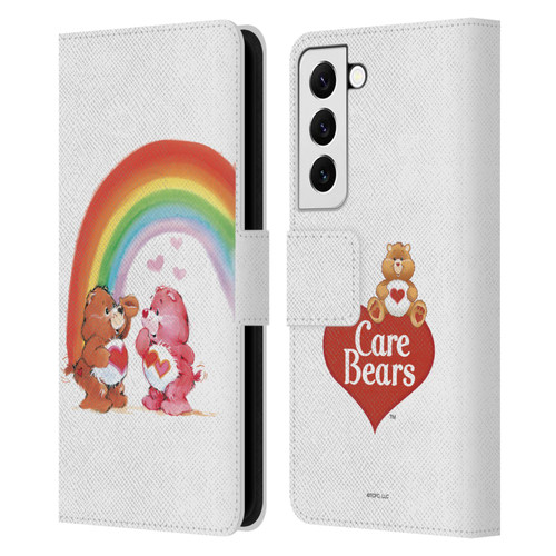 Care Bears Classic Rainbow Leather Book Wallet Case Cover For Samsung Galaxy S22 5G