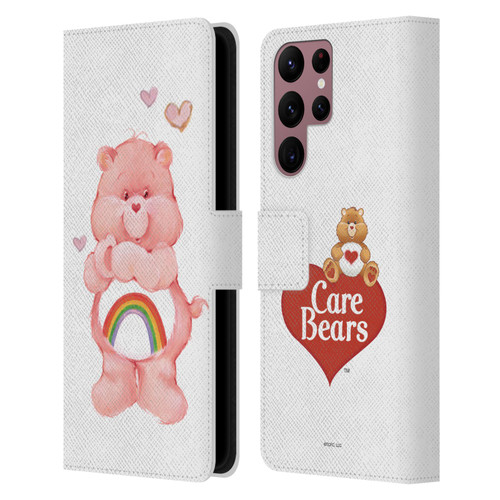 Care Bears Classic Cheer Leather Book Wallet Case Cover For Samsung Galaxy S22 Ultra 5G