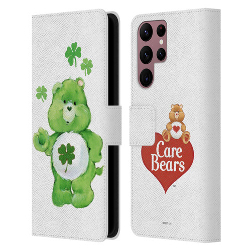 Care Bears Classic Good Luck Leather Book Wallet Case Cover For Samsung Galaxy S22 Ultra 5G