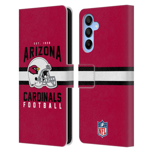NFL Arizona Cardinals Graphics Helmet Typography Leather Book Wallet Case Cover For Samsung Galaxy A16 5G