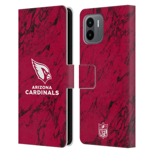 NFL Arizona Cardinals Graphics Coloured Marble Leather Book Wallet Case Cover For Xiaomi Redmi A2