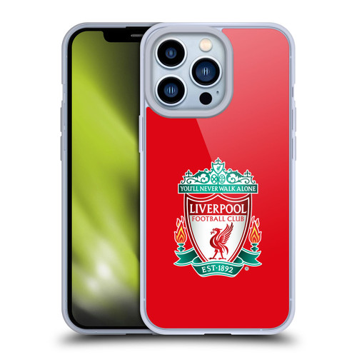 Liverpool Football Club Crest 1 Red 1 Soft Gel Case for Apple iPhone 13 Pro