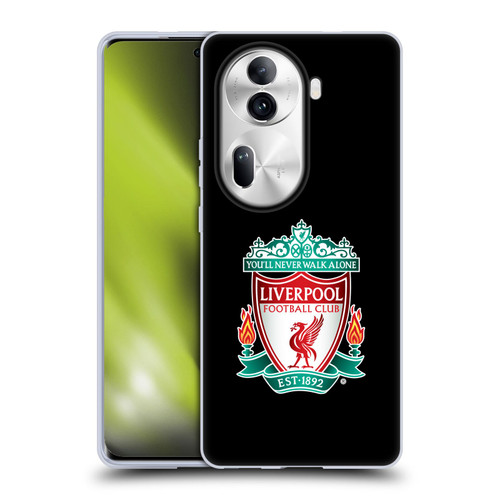 Liverpool Football Club Crest 1 Black 1 Soft Gel Case for OPPO Reno11 Pro