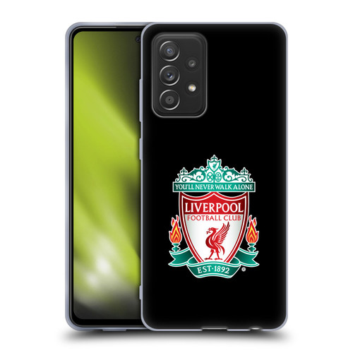 Liverpool Football Club Crest 1 Black 1 Soft Gel Case for Samsung Galaxy A52 / A52s / 5G (2021)