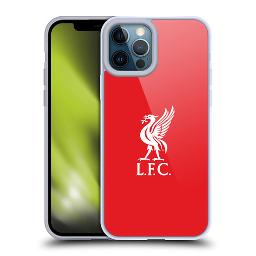 Liverpool Football Club Liver Bird White Logo In Red Soft Gel Case for Apple iPhone 12 Pro Max & MagSafe