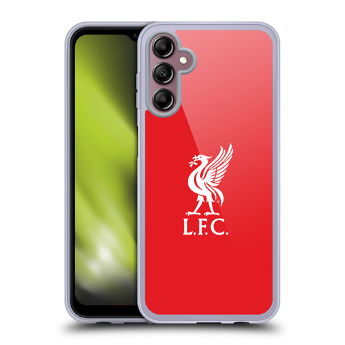 Liverpool Football Club Liver Bird White Logo In Red Soft Gel Case for Samsung Galaxy A14 5G