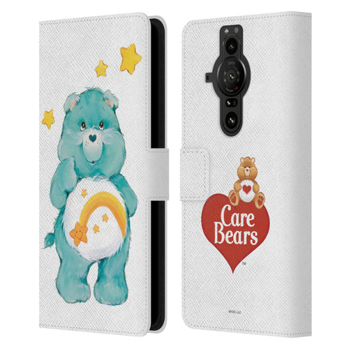 Care Bears Classic Wish Leather Book Wallet Case Cover For Sony Xperia Pro-I