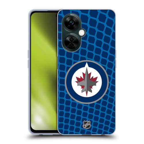 NHL Winnipeg Jets Net Pattern Soft Gel Case for OnePlus Nord N30