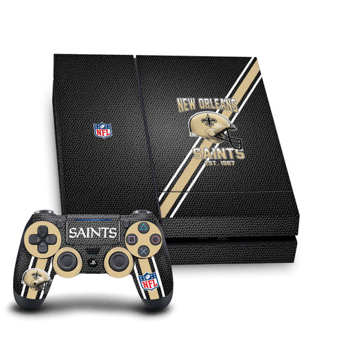 NFL Team 2 New Orleans Saints Vinyl Sticker Skin Decal Cover for Sony PS4 Console & Controller