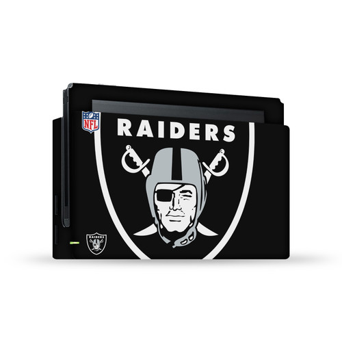 NFL Las Vegas Raiders Oversize Vinyl Sticker Skin Decal Cover for Nintendo Switch Console & Dock